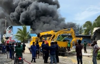 ތިލަފުށީގައި ހުރި ވޯކްޝޮޕެއްގައި ބޮޑު އަލިފާނުގެ ހާދިސާއެއް!