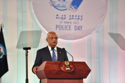 އައްޑޫގައި ހުޅުވި ޕޮލިސް ކޮލެޖަކީ އިންޑިއާގެ ނިޔަތް ހެޔޮކަން ދައްކައިދޭ ރަމްޒެއް: ރައީސް