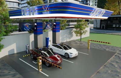 އިލެކްޓްރިކް ވެހިކަލްތައް ޗާޖުކުރާ ސްޓޭޝަނެއް ސްޓެލްކޯ އިން ގާއިމްކުރަނީ