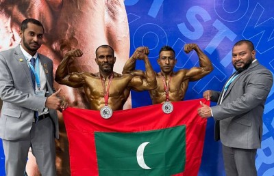 ވޯލްޑް ބޮޑީބިލްޑިން ޗެމްޕިއަންޝިޕުގައި ރާއްޖެ އަށް ދެ ރިހި މެޑަލް