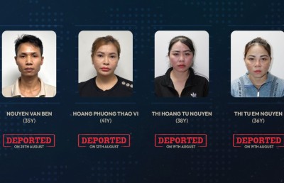 ފުޅާ ދާއިރާއެއްގައި ހަށިވިއްކަމުންދިޔަ ބިދޭސީ ތިން އަންހެނަކާއި އޭޖެންޓު ޑީޕޯޓުކޮށްފި