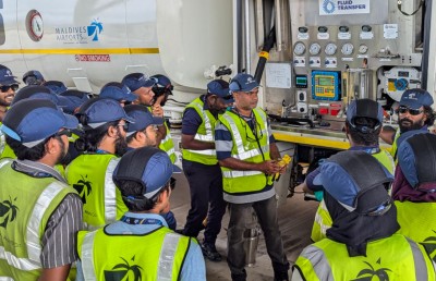 އެމްއޭސީއެލްއިން ފިއުލް ސާވިސަސް މުވައްޒަފުން ތަމްރީނުކުރަނީ