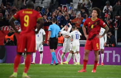 ފަހަތުން އަރައި ބެލްޖިއަމް ބަލިކޮށް، ފްރާންސް ނޭޝަންސް ލީގު ފައިނަލަށް