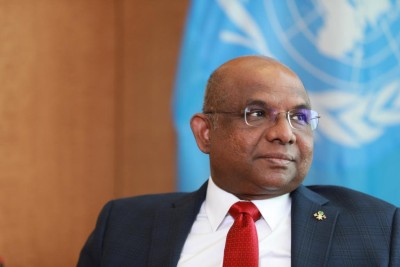 އދ.ގެ މައި މަރުކަޒުގައި ޝާހިދު އިމާމުވެ ހުކުރުކުރައްވަނީ
