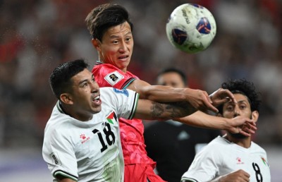 ވޯލްޑް ކަޕް ކޮލިފައިންގައި ފަލަސްތީނުން ގަދަފަދަ ކޮރެއާއާ އެއްވަރުކޮށްފި