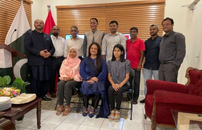 ރާއްޖެ-ޕާކިސްތާނު އެކުވެރިކަމުގެ ޖަމިއްޔާގެ ރައީސަކަށް މަސްއޫދު، ނައިބަކަށް ހަމްދޫން