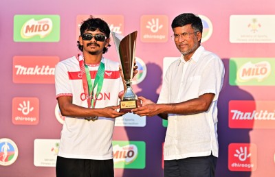 ފަސް އަހަރަށް ފަހު ސާއިދު އަތުން މޮޅު އެތުލީޓްގެ އެވޯޑް ދޫވެ އިބާދުﷲއަށް