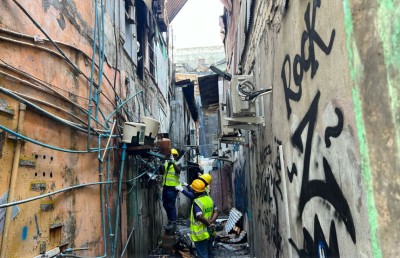 އަލިފާނުގެ ހާދިސާ ހިނގި ކެފޭ ހުރި އިމާރާތް ތަޅާ ނިންމާލައިފި