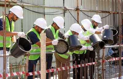 ހައްޖު ކޯޕަރޭޝަންގެ އޮފީސް އިމާރާތުގެ ބިންގާ އަޅައިފި