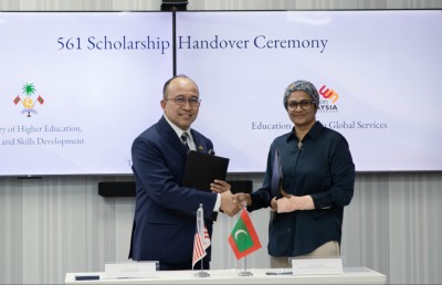 މެލޭޝިއާއިން ރާއްޖެއަށް 561 ސްކޮލަޝިޕް