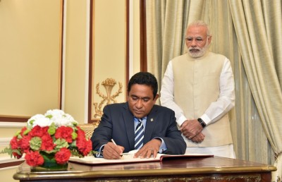 ދިފާއީ އެއްބަސްވުންތަކުގެ އަސްލަކީ ޔާމީންގެ ސަރުކާރުން ސޮއިކުރި އެކްޝަން ޕްލޭން: އިންޑިއާ