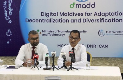 ޑިޖިޓަލް ނިޒާމު ހަރުދަނާކުރަން ވޯލްޑް ބޭންކުން 10 މިލިއަން ޑޮލަރުގެ އެހީ