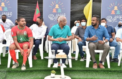 ރައީސް، ކުޅުދުއްފުށީގެ ޓާފް ދަނޑު ހުޅުވައި ދެއްވައިފި