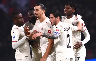 އޭސީ މިލާނުން ބޮލޯނިއާ ބަލިކުރި މެޗުގައި އިބްރަހިމޮވިޗް ދެ ޓީމަށް ވެސް ގޯލު ޖެހި