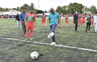 ރައީސް، ކުޅުދުއްފުށީގެ ޓާފް ދަނޑު ހުޅުވައި ދެއްވައިފި