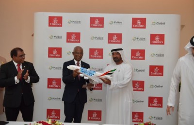 ޓޫރިޒަމް ޕްރޮމޯޓްކުރަން އެމިރޭޓްސް އެއާލައިނާއެކު ސޮއިކޮށްފި