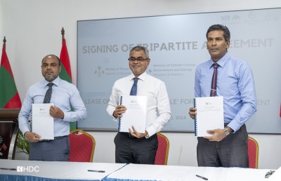 ހުޅުމާލޭގައި ވޭސްޓް ޓްރާންސްފާ ސްޓޭޝަން ހަދާނެ ބިން ހަމަޖައްސައިފި