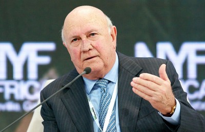 ދެކުނު އެފްރިކާގެ ކުރީގެ ރައީސް ޑި ކްލާކް އަވަހާރަވެއްޖެ