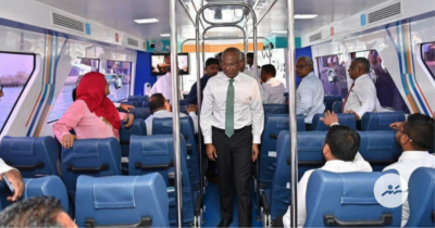 އާރުޓީއެލް ފެރީގައި ރައީސް ދިއްދޫއަށް ވަޑައިގެންފި