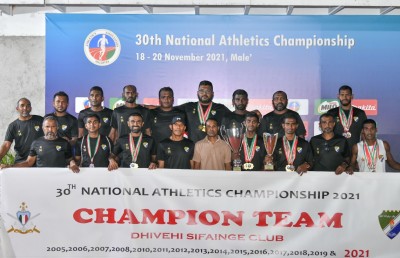 އެންމެ މޮޅު އެތުލީޓުންގެ މަގާމު ސާއިދާއި ހިމްނާ ދިފާއުކޮށްފި