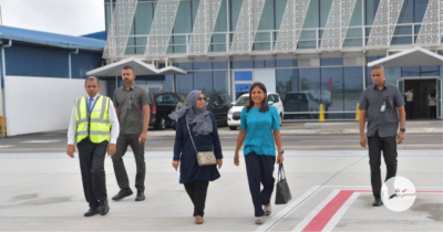 ފަސްޓް ލޭޑީ ފަޒްނާ ފުވައްމުލަކަށް ވަޑައިގެންފި