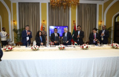 ރާއްޖެ-އިންޑިއާއާ ދެމެދު ފައިސާ ބޭނުންކުރުމާ ގުޅޭ އެއްބަސްވުމެއްގައި ސޮއިކޮށްފި