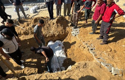 ޣައްޒާގައި ޝަހީދުވި މީހުންގެ އަދަދު 45،000 އަށް އަރަނީ