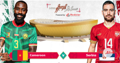 World Cup ge 29 vana match ge live blog: Cameroon 3 - 3 Serbia