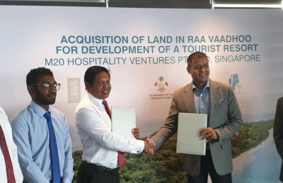 ރިސޯޓެއް ހެދުމަށް ރ. ވާދޫން ސިންގަޕޫރުގެ ކުންފުންޏަކަށް ތިން ހެކްޓަރު ބިން ދީފި