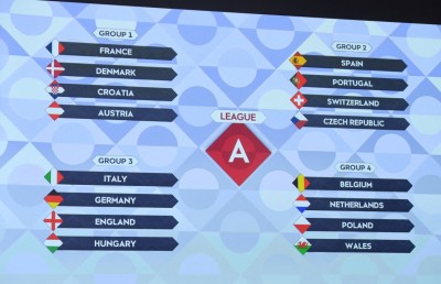 ޔޫއެފާ ނޭޝަންސް ލީގު: އިޓަލީ، ޖަރުމަން އަދި އިންގްލެންޑް އެއްގުރޫޕަކަށް