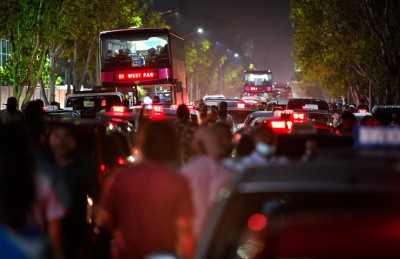 ޓެކްސީ ޑްރައިވަރުން ހުޅުމާލޭގައި އިހުތިޖާޖު ކުރަނީ