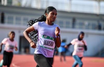 ޑަބަލް ރެކޯޑާ އެކު ގްރޯން ޕްރީގެ އެއްވަނަ އެތުލީޓަކަށް ޖައިޝާ