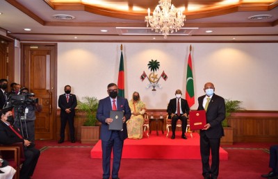 ރާއްޖެ އާއި ބަންގްލަދޭޝުން އެއްބަސްވުމަކާއި 3 އެމްއޯޔޫއެއް ގައި ސޮއިކޮށްފި