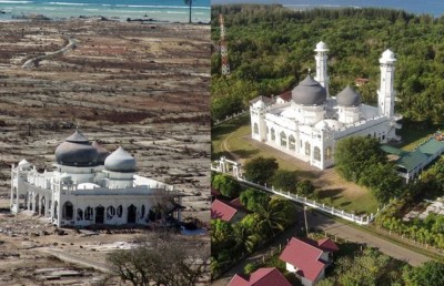 ސުނާމީގައި ބިމާ ހަމަވިޔަސް ހިތްވަރަކަށްވީ ކޮޅަށް ހުރި މިސްކިތް