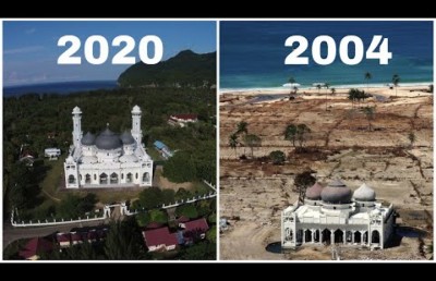 ސުނާމީގައި ބިމާ ހަމަވިޔަސް ހިތްވަރަކަށްވީ ކޮޅަށް ހުރި މިސްކިތް