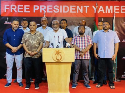 ޔާމީނަށް ނަޝީދުގެ ތައުރީފު ހައްގު، ނަމަވެސް އެއީ ސިޔާސީ ބޭނުމަށް ދައްކަވާ ވާހަކަތަކެއް: އިދިކޮޅު