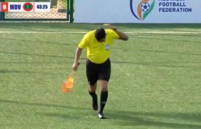 އިންޑިއާއިން ރާއްޖެ ކޮޅަށް 14 ގޯލު ޖެހި މެޗަށް ކުޅަނދުރުގެ އުނދަގޫ