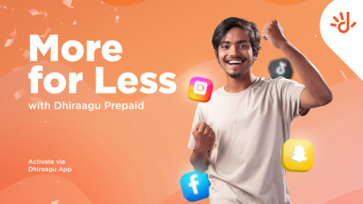 ދިރާގުން 500 ރުފިޔާއަށް 70ޖީބީ ލިބޭ ޕްރޮމޯޝަނެއް