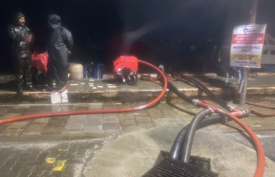 މާލެ އަށް މޫސުން ގޯސް: މިހާތަނަށް 6،835 ޓަނުގެ ފެން ބޭރުކޮށް، 58 ގެއަކަށް އެހީވި