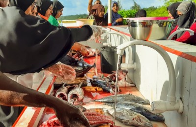 ބީއެމްއެލްގެ އެހީގައި ނ.މާޅެންދޫގައި މަސްކަނޑާ ތަނެއް ތަރައްގީކޮށްފި