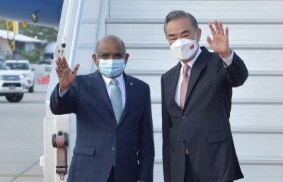 ޗައިނާގެ ފޮރިން މިނިސްޓަރު ރާއްޖެ ވަޑައިގެންފި