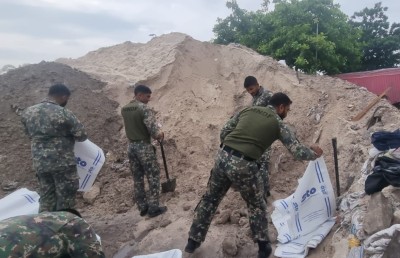 މާލޭގައި 3،500 އަށް ވުރެ ގިނަ ވެލި ބަސްތާ ޖަހައިފި