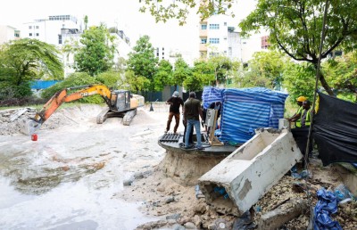 މާފަންނުން ފެން ހިންދާ ޕަމްޕް ސްޓޭޝަނަށް މިނިސްޓްރީން ވަގުތީ ހައްލެއް ހޯދައިފި