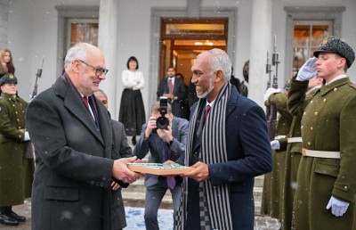 ރައީސް މުއިއްޒަށް އެސްޓޯނިއާގެ ރައީސް މަރުހަބާ ވިދާޅުވެއްޖެ