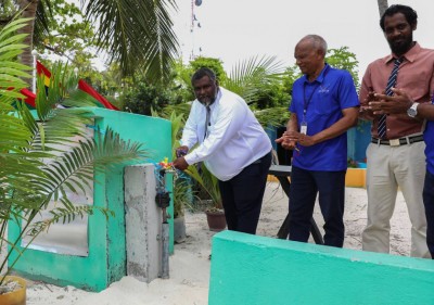 ހަންޏާމީދޫގައި ސާފް ބޯފެނުގެ ޚިދުމަތް ދޭން ފަށައިފި