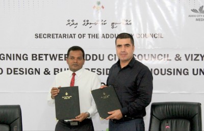 އައްޑޫގައި ބޯހިޔާވަހިކަމުގެ ބޮޑު މަޝްރޫއެއްގައި ސޮއިކޮށްފި