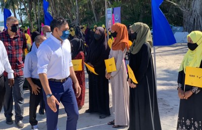 އެމްޑީޕީގެ ކެންޑިޑޭޓުގެ ކެމްޕޭނަށް ނައިބު ރައީސް ވެސް ކޮމަންޑޫގައި