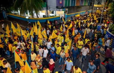 ސަރުކާރާ ދެކޮޅަށް އަޑު އުފުލައި، އެމްޑީޕީން ބޮޑު ހިނގާލުމެއް ބާއްވައިފި