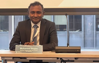 އެފްއޭއެމްގެ އެކްޓިން ޖީއެސްއަކަށް އައްޑޫ ސިޓީ ކައުންސިލްގެ ކުރީގެ އެސްޖީ ޝުޖާ