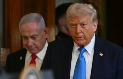 ޣައްޒާއިން ނެރޭ މީހުންނަށް އެނބުރި ދިއުމުގެ ހައްގެއް ނޯންނާނެ: ޓްރަމްޕް